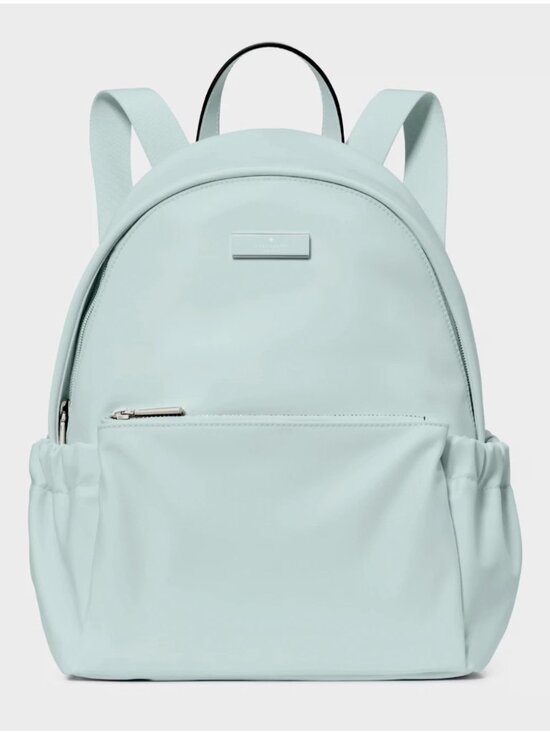 New Kate Spade New York Carter Nylon Dome Backpack Crisp Sky